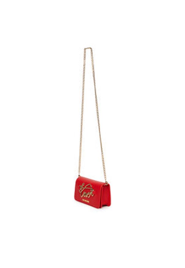 Love Moschino - LOVE MOSCHINO Torebka JC5736PP0MKG0500 Czerwony. Kolor: czerwony. Materiał: skórzane