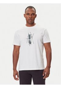 Armani Exchange T-Shirt XM001440 AF10358 U0009 Biały Regular Fit. Kolor: biały. Materiał: bawełna