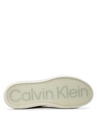 Calvin Klein Sneakersy Low Top Lace Up W/ Stripe HM0HM01494 Beżowy. Kolor: beżowy #2