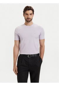 BOSS T-Shirt Thompson 01 50468347 Fioletowy jasny Regular Fit. Kolor: fioletowy. Materiał: bawełna #1