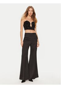 BARDOT Top Eleni 59112TB2 Czarny Slim Fit. Kolor: czarny. Materiał: syntetyk #3