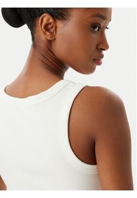 Guess Top V6GP07 K2987 Biały Slim Fit. Kolor: biały. Materiał: wiskoza #3