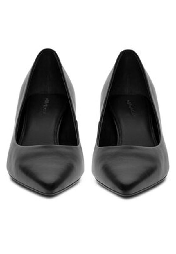 Gino Rossi - GINO ROSSI Czółenka DANI-V1937-31-1 Czarny. Kolor: czarny. Materiał: skóra