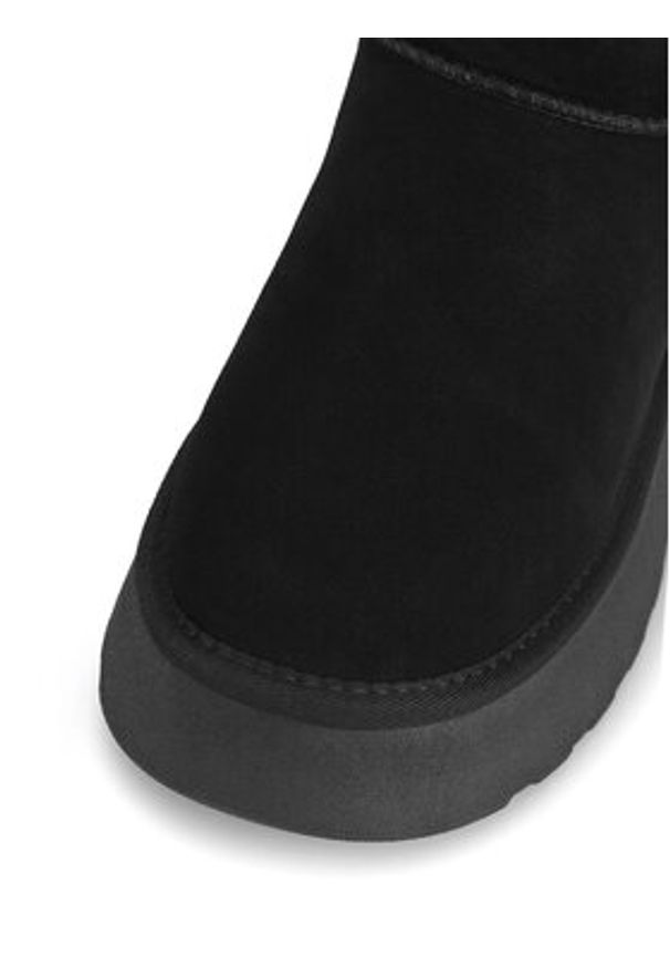 Badura Botki WFA3080-4 Czarny. Kolor: czarny. Materiał: skóra, zamsz