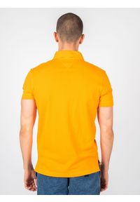 TOMMY HILFIGER - Tommy Hilfiger Koszulka Polo "Slim Fit" | MW0MW17771 | Mężczyzna | Pomarańczowy. Typ kołnierza: polo. Kolor: pomarańczowy. Materiał: elastan, bawełna. Długość rękawa: krótki rękaw. Długość: krótkie #4