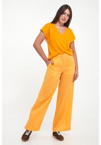 Ecoalf - T-shirt damski lniany Arendal ECOALF. Materiał: len #4