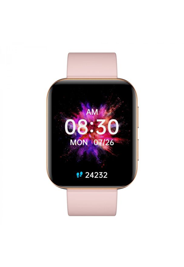 GARETT - Garett GRC Maxx złoty. Rodzaj zegarka: smartwatch. Kolor: złoty. Styl: sportowy, klasyczny, elegancki