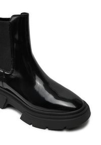 DKNY Sztyblety Fenella K4400981 Czarny. Kolor: czarny. Materiał: lakier, skóra