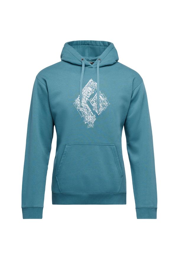 Bluza z kapturem Black Diamond Engineered. Typ kołnierza: kaptur. Kolor: niebieski. Sport: wspinaczka