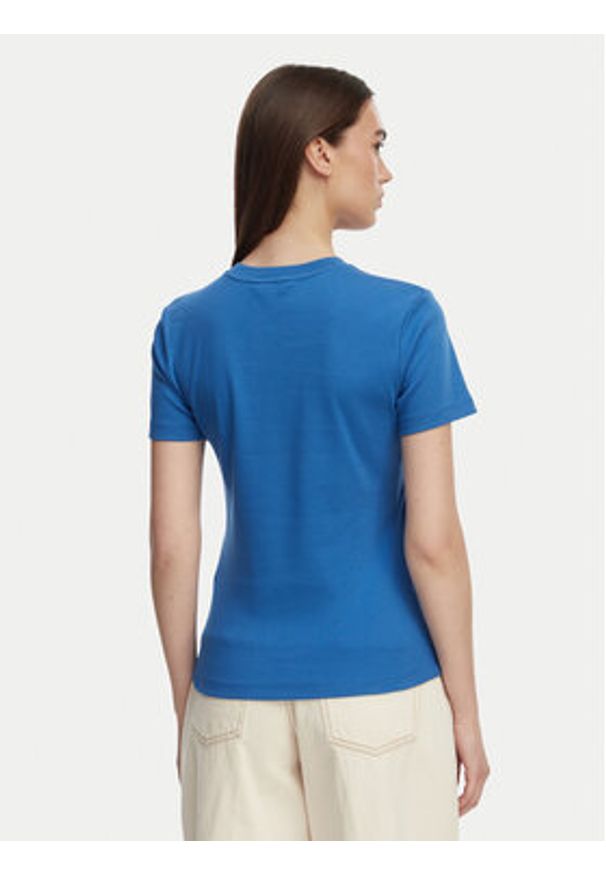 TOMMY HILFIGER - Tommy Hilfiger T-Shirt New Cody WW0WW40587 Niebieski Slim Fit. Kolor: niebieski. Materiał: bawełna