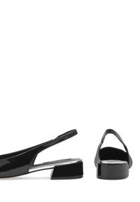 Nine West Baleriny WFA2609-1 Czarny. Kolor: czarny. Materiał: materiał #4