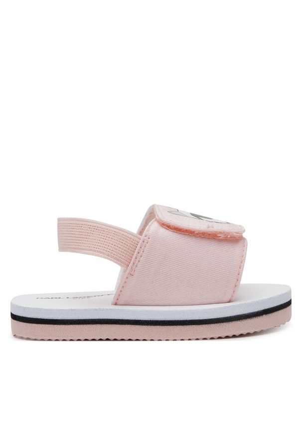 Sandały Karl Lagerfeld Kids. Kolor: różowy