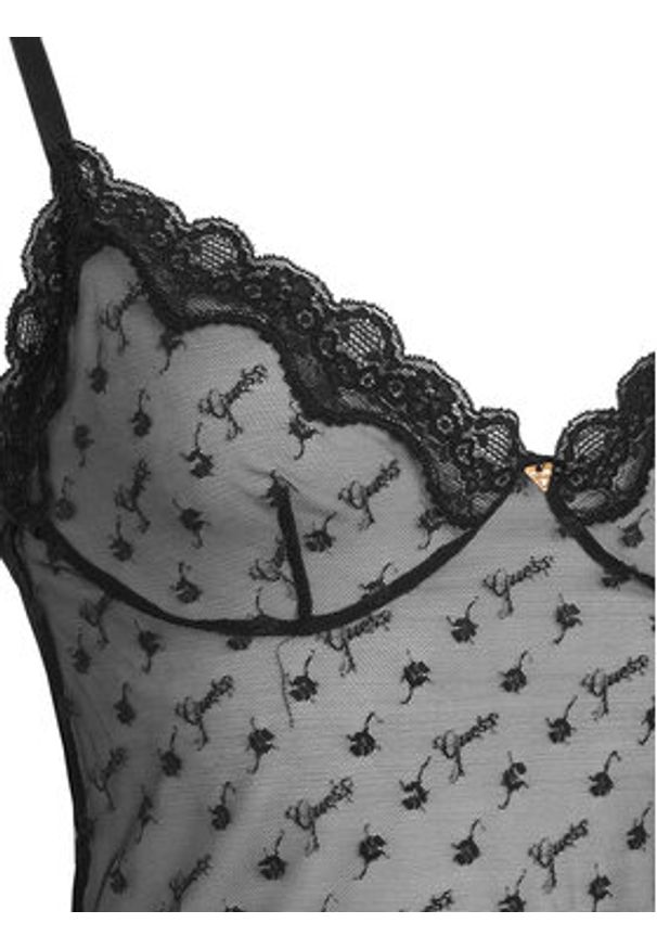 Guess Komplet bielizny O5BG01 K1790 Czarny. Kolor: czarny. Materiał: syntetyk