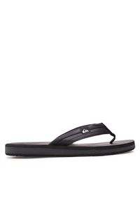 Quiksilver Japonki AQYL100886 Czarny. Kolor: czarny. Materiał: skóra