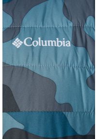 columbia - Columbia kurtka sportowa Powder Lite Hooded Jkt kolor niebieski zimowa 1693931. Kolor: niebieski. Materiał: syntetyk, skóra, puch, materiał. Sezon: zima. Styl: sportowy #7