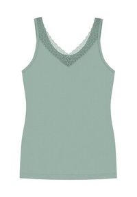 Triumph Top Feel Of Modal 10221637 Zielony Slim Fit. Kolor: zielony #3