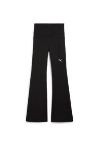 Legginsy damskie Puma ESS z wysokim stanem flare S czarne.. Stan: podwyższony. Kolor: czarny