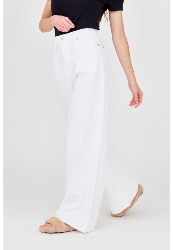 7 FOR ALL MANKIND Białe jeansy damskie Zoey, Rozmiar 26. Kolor: biały