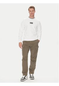 Kappa Bluza Authentic Nymphe 321Y1MW Biały Comfort Fit. Kolor: biały. Materiał: bawełna