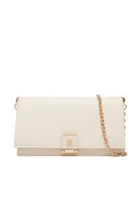 TOMMY HILFIGER - Tommy Hilfiger Torebka Th Her Chain Crossover AW0AW17403 Écru. Kolor: kremowy. Materiał: skórzane #3