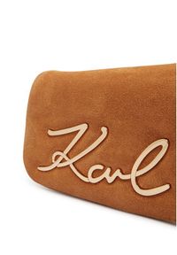 Karl Lagerfeld - KARL LAGERFELD Torebka B3W30016 Brązowy. Kolor: brązowy. Materiał: skórzane, zamszowe #4