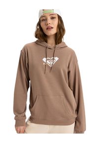Roxy - Bluza z kapturem dla Kobiety SURF STOKED. Typ kołnierza: kaptur. Kolor: brązowy. Materiał: materiał, poliester, bawełna. Sezon: zima