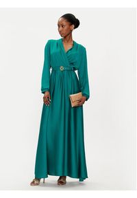 Rinascimento Sukienka wieczorowa CFC0117875003 Zielony Regular Fit. Kolor: zielony. Materiał: syntetyk. Styl: wizytowy #5