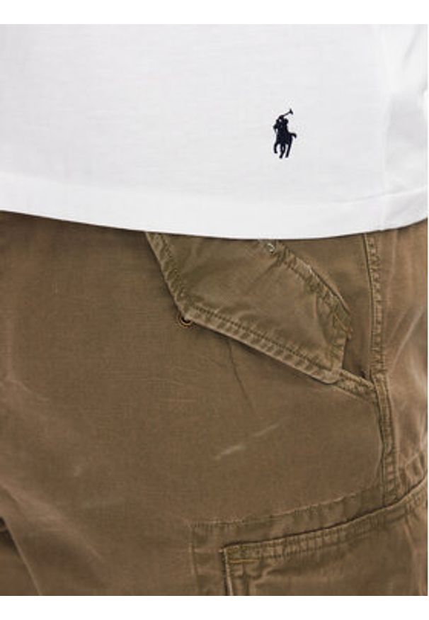 Polo Ralph Lauren T-Shirt 714899613005 Biały Regular Fit. Typ kołnierza: polo. Kolor: biały. Materiał: bawełna