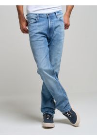 Big-Star - Spodnie jeans męskie Colt 213. Kolor: niebieski. Styl: klasyczny, elegancki #6