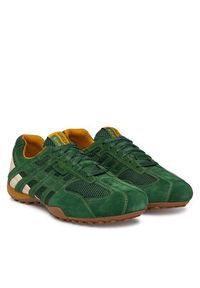 Geox Sneakersy U Snake Original U55MNA 02214 C3000 Zielony. Kolor: zielony. Materiał: skóra, zamsz #5