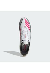 Adidas - Buty F50 Messi Club Firm/Multi-Ground. Kolor: czerwony, szary, biały, wielokolorowy. Sport: piłka nożna