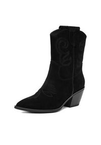 Badura Kowbojki C-ANA-DX01381-12 Czarny. Kolor: czarny. Materiał: zamsz, skóra #8