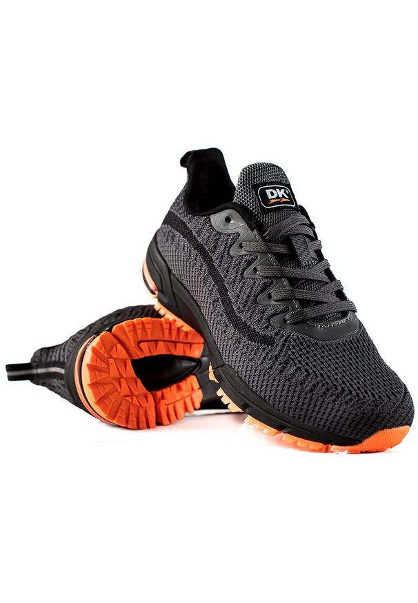 Tekstylne Sneakersy DK czarne. Kolor: czarny