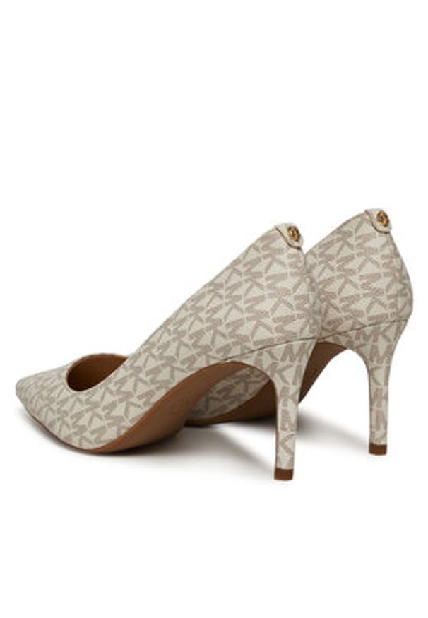 MICHAEL Michael Kors Szpilki Alina Flex 40F2HNMP1B Écru. Materiał: materiał, syntetyk. Obcas: na szpilce