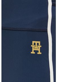 TOMMY HILFIGER - Tommy Hilfiger legginsy damskie kolor granatowy wzorzyste. Kolor: niebieski #3