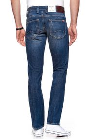 Mustang - JEANSY MĘSKIE MUSTANG Chicago Tapered DENIM BLUE 1006586 5000 984. Stan: podwyższony #8