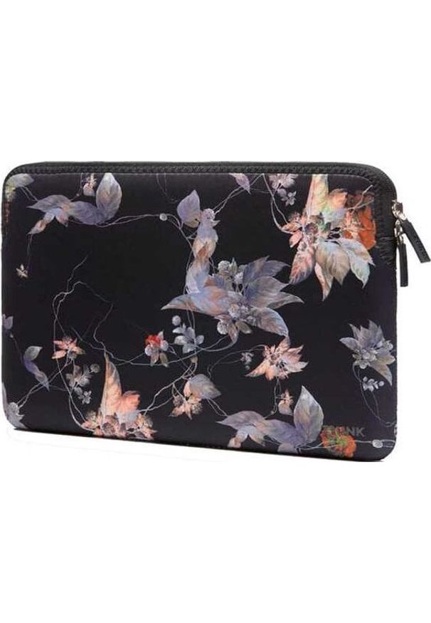 Torba Trunk Trunk 14" PC Sleeve, Black Flower. Neopr