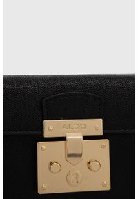 Aldo kopertówka kolor czarny. Kolor: czarny. Rodzaj torebki: na ramię #5