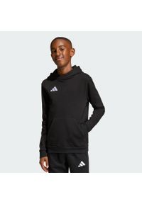 Adidas - Dziecięca bluza z kapturem Entrada26. Typ kołnierza: kaptur. Kolor: czarny, wielokolorowy, biały. Wzór: aplikacja, haft. Sport: piłka nożna #1