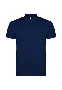 ROLY - Męska Koszulka Polo Star. Typ kołnierza: polo. Kolor: niebieski #1