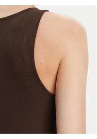 Guess Top W5GP57 KCV52 Brązowy Regular Fit. Kolor: brązowy. Materiał: syntetyk #2