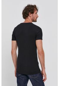 Drykorn T-shirt (2-pack) męski kolor czarny gładki. Okazja: na co dzień. Kolor: czarny. Materiał: dzianina. Wzór: gładki. Styl: casual