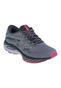 Buty Mizuno Wave Rider 27 W J1GD230321 szare. Kolor: szary. Materiał: materiał, guma. Model: Mizuno Wave