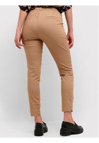 Kaffe Spodnie materiałowe Mette 10506121 Brązowy Regular Fit. Kolor: brązowy. Materiał: bawełna #3