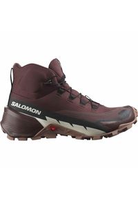 salomon - Buty trekkingowe damskie Salomon Cross Hike Mid Gore-Tex 2. Kolor: brązowy. Styl: sportowy