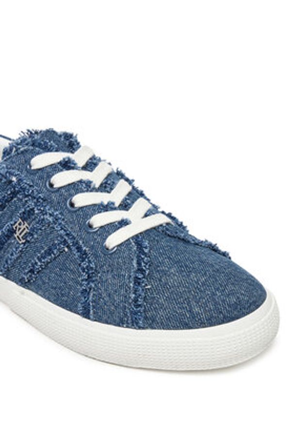 Lauren Ralph Lauren - LAUREN RALPH LAUREN Sneakersy Janson Fray 802961846001 Niebieski. Kolor: niebieski. Materiał: materiał