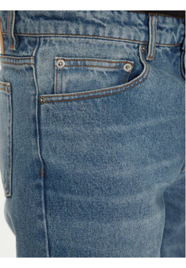 AMI PARIS - AMI Paris Jeansy HTR001.DE0046 Niebieski Classic Fit. Kolor: niebieski