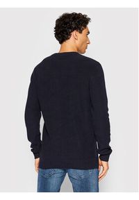 Jack&Jones PREMIUM Sweter Well 12193093 Granatowy Regular Fit. Kolor: niebieski. Materiał: bawełna #3