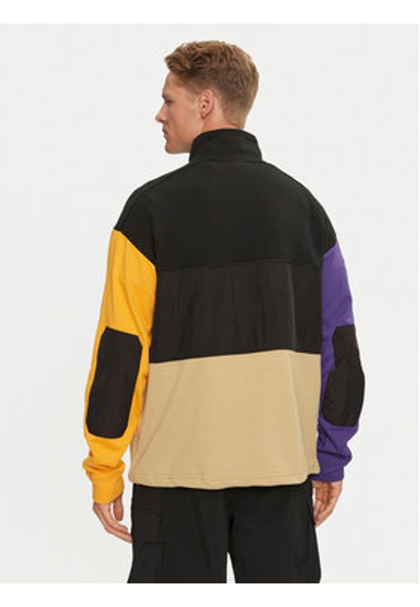 Colourwear Bluza Bloc Half Zip 70102538 Czarny Regular Fit. Kolor: czarny. Materiał: syntetyk