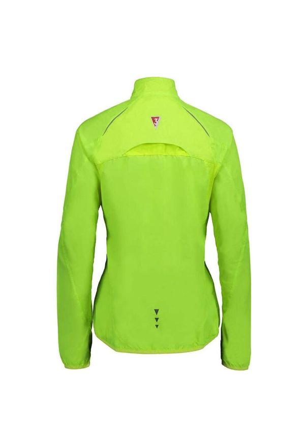 Kurtka sportowa damska CMP windstopper. Kolor: żółty. Materiał: poliester. Technologia: Windstopper. Sport: turystyka piesza